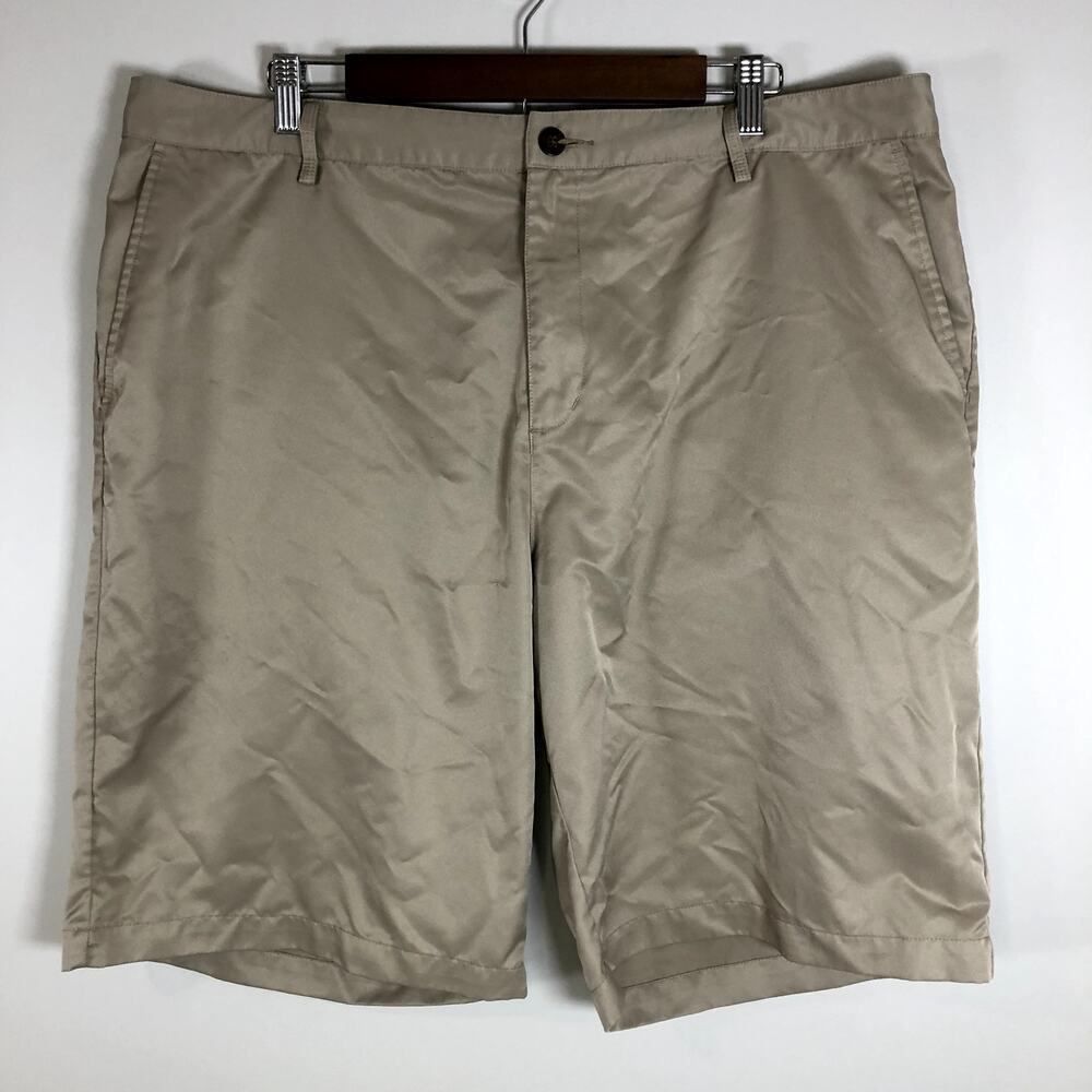 Adidas Men's ClimaLite Shorts Size 40 Tan Polyester